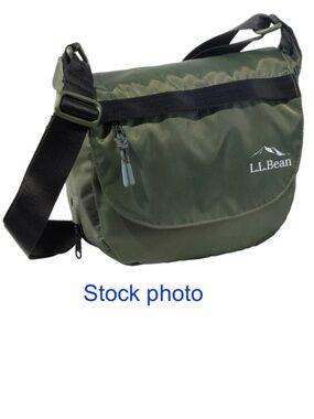 NWT L.L. LL BEAN Boundless Expandable Thyme Olive Green Crossbody Bag Travel NEW